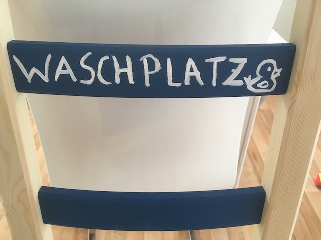 DIY-Waschplatz-Buchstaben