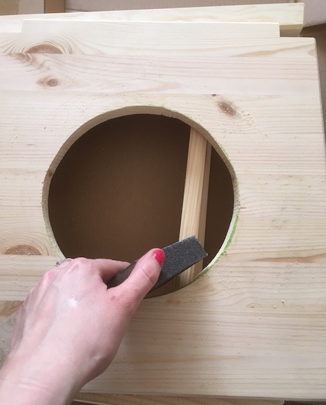 DIY-Waschplatz-schleifen