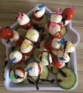 Geburtstagsparty-Caprese