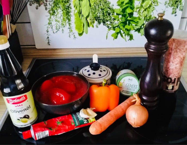 Zutaten Tomatensuppe